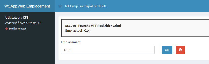 WSAppWeb Emplacement